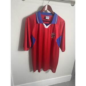 Vintage 90s Costa Rica National Team‎ Soccer Jersey Men’s XL Red Blue
